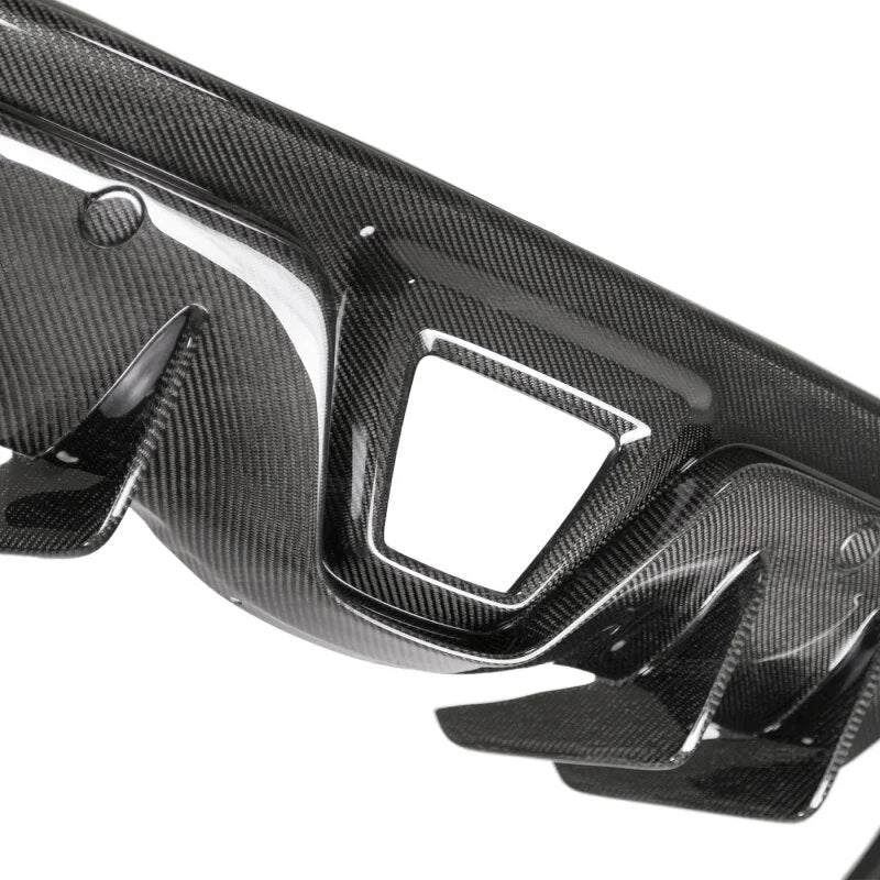 Seibon 2020 Toyota GR Supra MB-Style Carbon Fiber Rear Diffuser - Back View