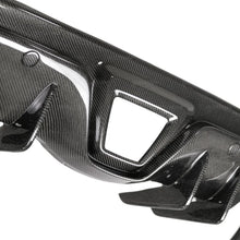 Load image into Gallery viewer, Seibon 2020 Toyota GR Supra MB-Style Carbon Fiber Rear Diffuser - Back View