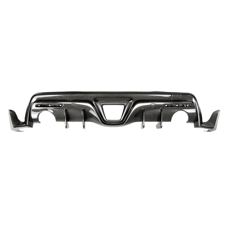 Seibon 2020 Toyota GR Supra MB-Style Carbon Fiber Rear Diffuser - Installation View