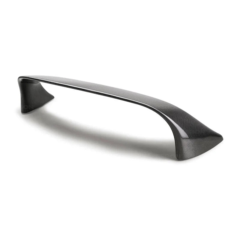 Seibon 2020 Toyota GR Supra MB-Style Carbon Fiber Rear Spoiler - Side View