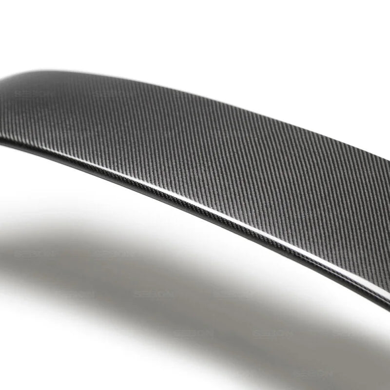 Seibon 2020 Toyota GR Supra MB-Style Carbon Fiber Rear Spoiler - Installation View