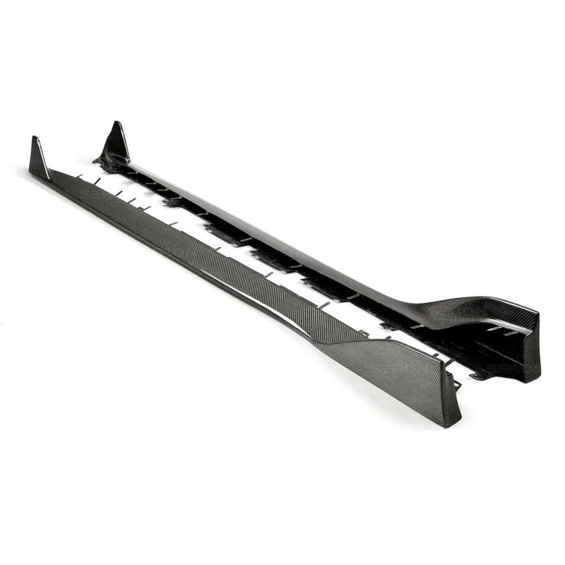 Seibon 2020 Toyota GR Supra MB-Style Carbon Fiber Side Skirt - Main Product View