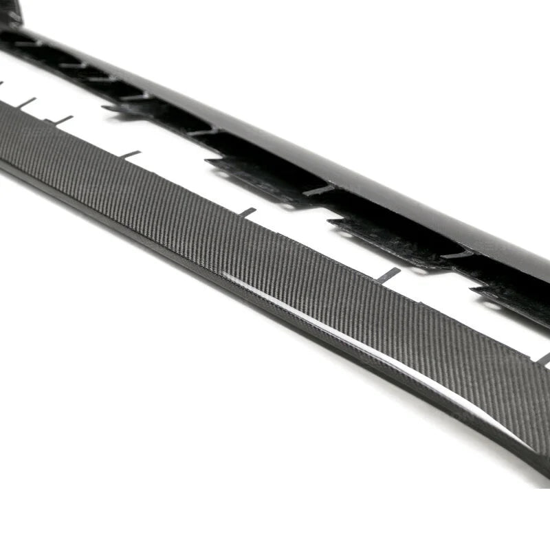 Seibon 2020 Toyota GR Supra MB-Style Carbon Fiber Side Skirt - Back View