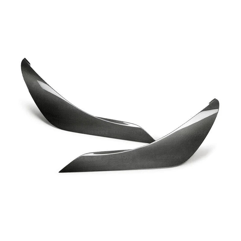 Seibon 2020 Toyota GR Supra OEM-Style Carbon Fiber Door Garnish - Back View