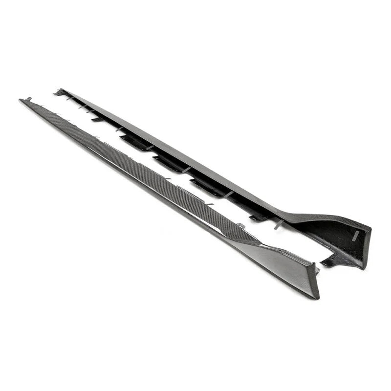 Seibon 2020 Toyota GR Supra OEM-Style Carbon Fiber Side Skirts - Main Product View