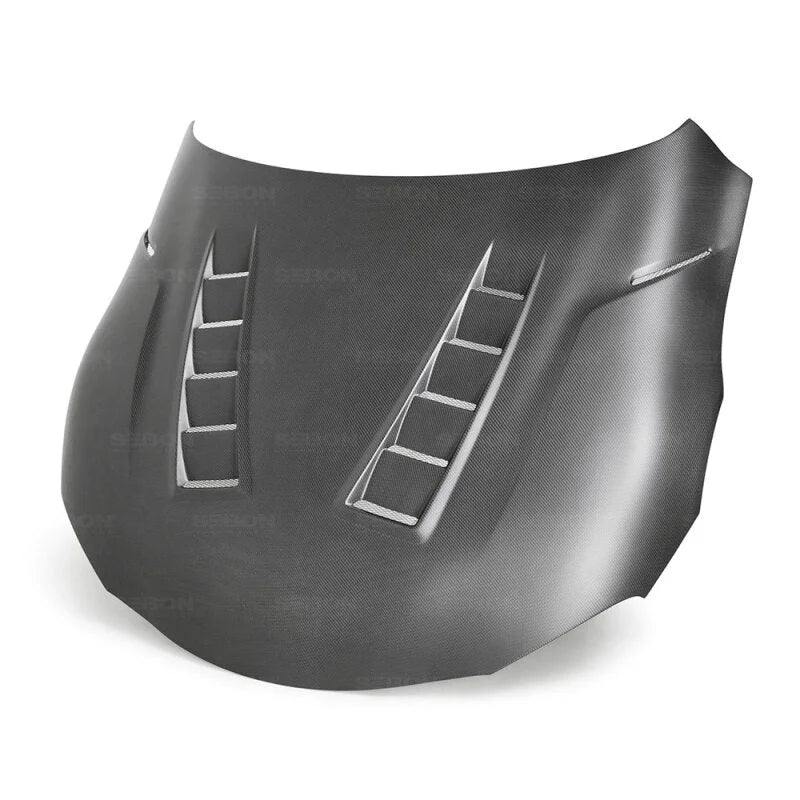 Seibon 2020 Toyota GR Supra TS-Style Dry Carbon Fiber Hood - Main Product View