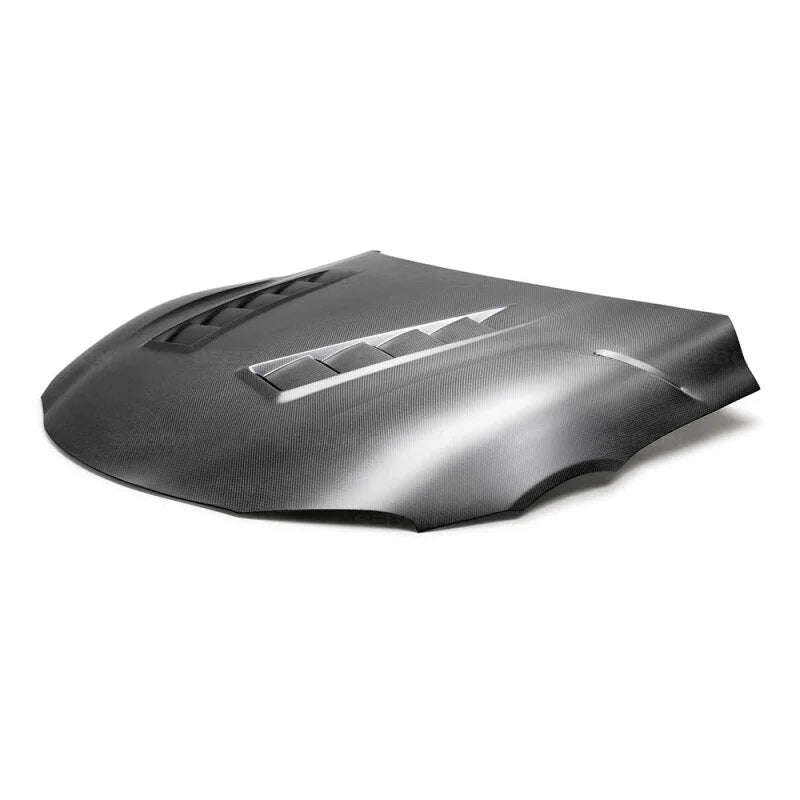Seibon 2020 Toyota GR Supra TS-Style Dry Carbon Fiber Hood - Side View