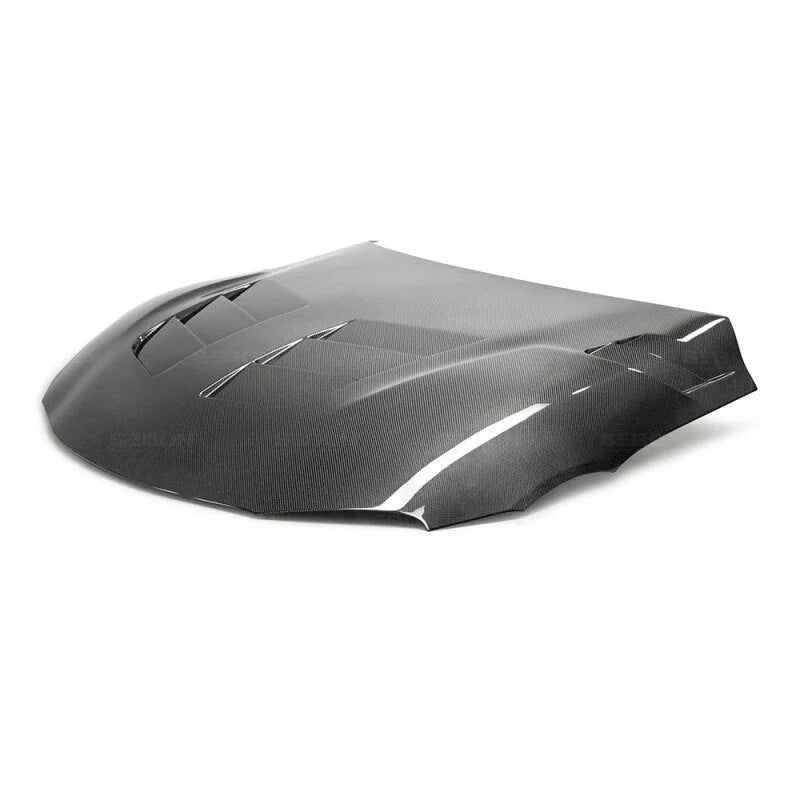 Seibon 2020 Toyota GR Supra TSII-Style Double-Sided Carbon Fiber Hood - Side View