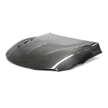 Load image into Gallery viewer, Seibon 2020 Toyota GR Supra TSII-Style Double-Sided Carbon Fiber Hood - Side View