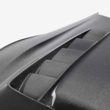 Load image into Gallery viewer, Seibon 2020+ Toyota GR Supra TV-Style Carbon Fiber Hood - Back View