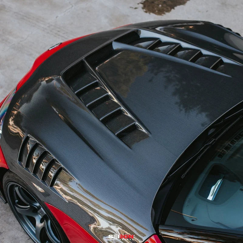 Seibon 2020+ Toyota GR Supra TV-Style Carbon Fiber Hood - Additional View 7
