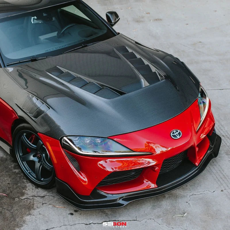 Seibon 2020+ Toyota GR Supra TV-Style Carbon Fiber Hood - Additional View 8