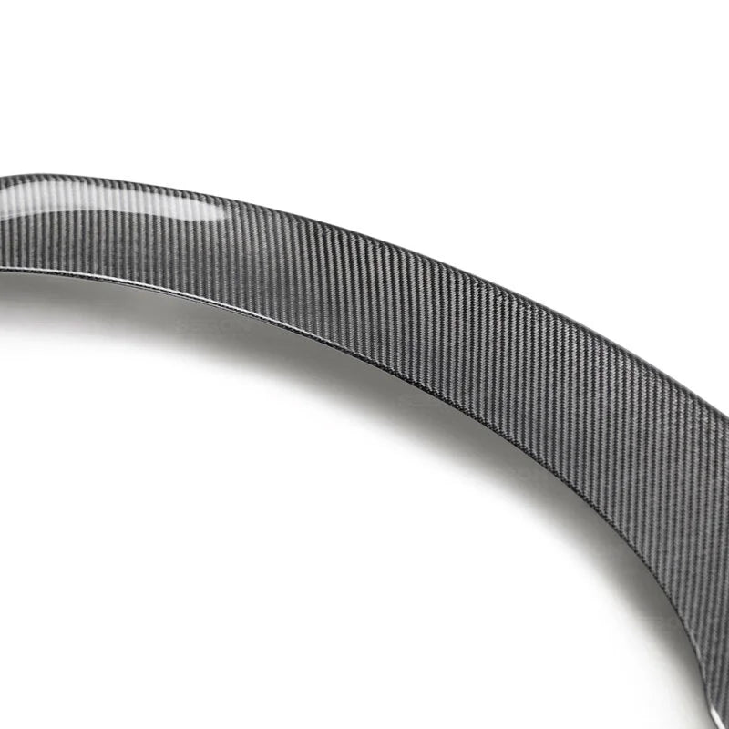 Seibon 2020 Toyota Supra SN-Style Carbon Fiber Rear Spoiler - Side View