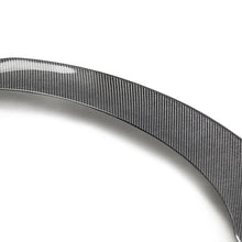 Load image into Gallery viewer, Seibon 2020 Toyota Supra SN-Style Carbon Fiber Rear Spoiler - Side View