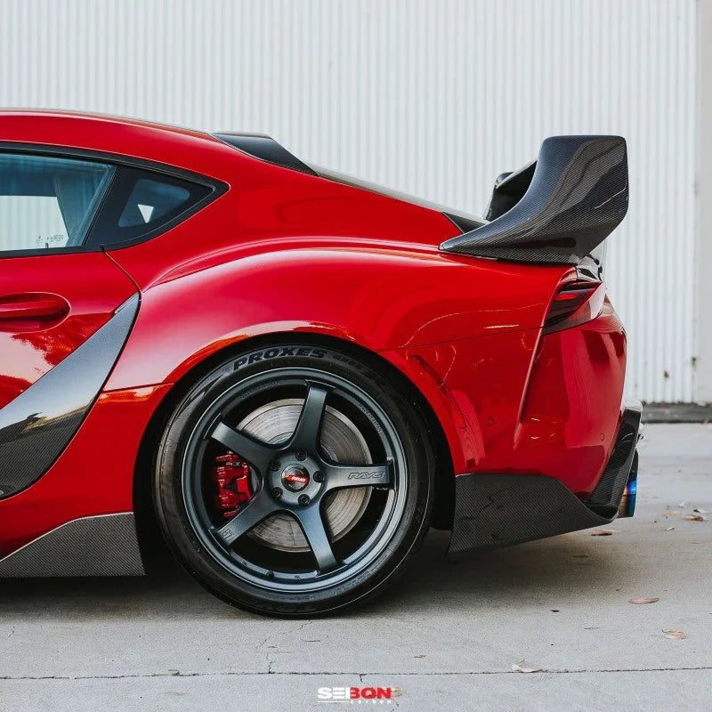 Seibon 2020 Toyota Supra TD-Style Carbon Fiber Rear Spoiler - Additional View 9