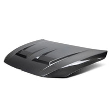 Load image into Gallery viewer, Seibon 2022-2023 Volkswagen Golf GTI/R DV-Style Carbon Fiber Hood - Side View
