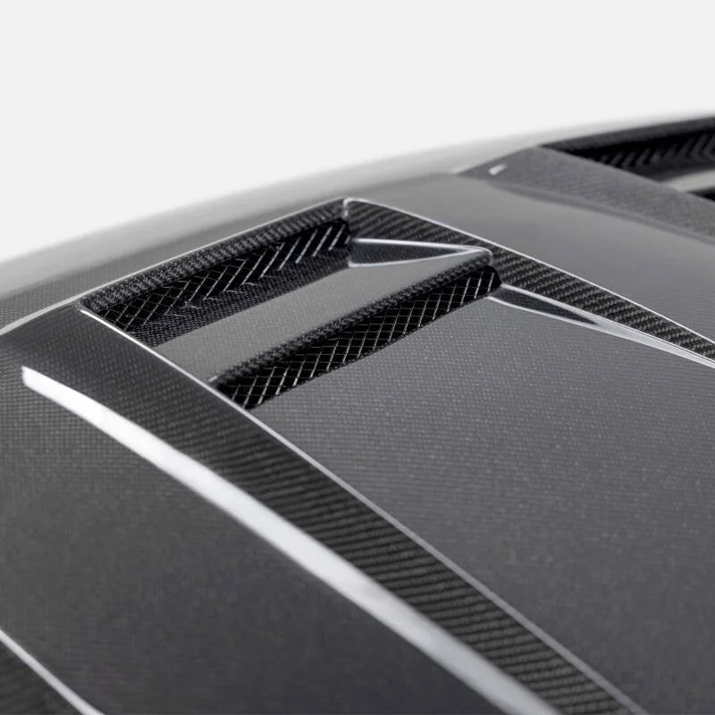 Seibon 2022-2023 Volkswagen Golf GTI/R DV-Style Carbon Fiber Hood - Additional View 9