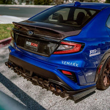 Load image into Gallery viewer, Seibon 2022 Subaru WRX C-style Carbon Fiber Trunk Lid - Side View