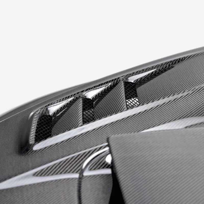 Seibon 2022+ Subaru WRX CW-Style Carbon Fiber Hood - Back View