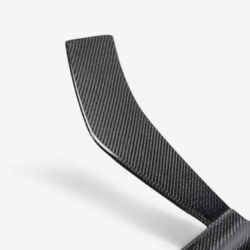 Seibon 2022 Subaru WRX Carbon Fiber Front Bumper Arch Trim - Installation View
