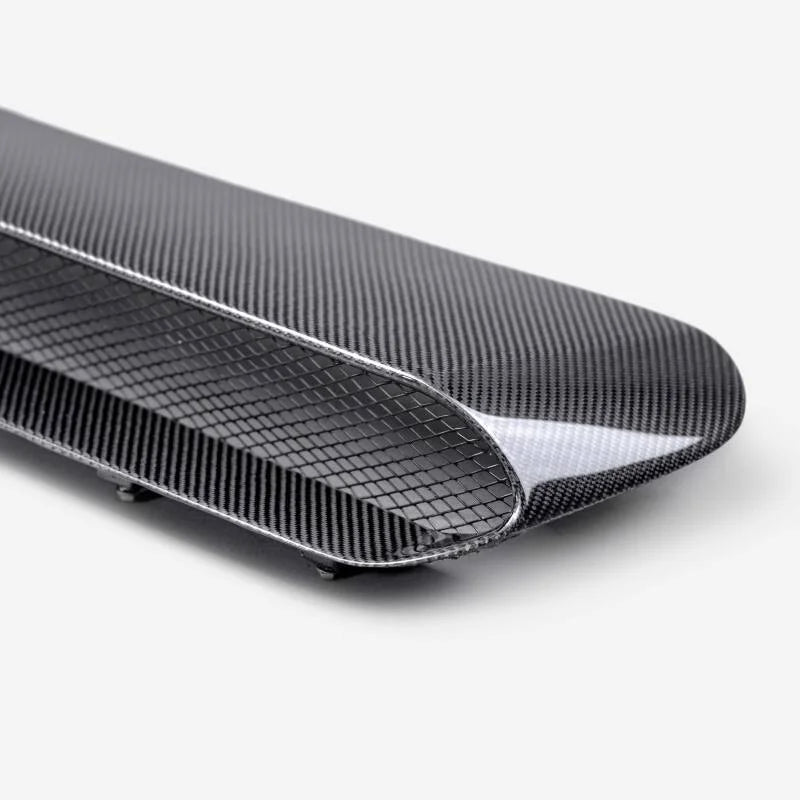 Seibon 2022 Subaru WRX H-Style Carbon Fiber Hood Scoop - (1in. Taller Than OEM) - Side View