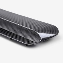 Load image into Gallery viewer, Seibon 2022 Subaru WRX H-Style Carbon Fiber Hood Scoop - (1in. Taller Than OEM) - Side View