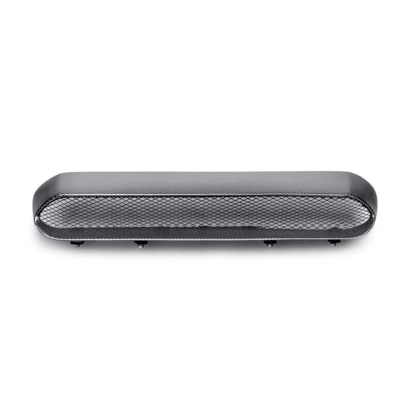 Seibon 2022 Subaru WRX H-Style Carbon Fiber Hood Scoop - (1in. Taller Than OEM) - Back View