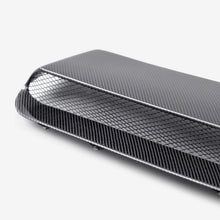 Load image into Gallery viewer, Seibon 2022 Subaru WRX H-Style Carbon Fiber Hood Scoop - (1in. Taller Than OEM) - Installation View