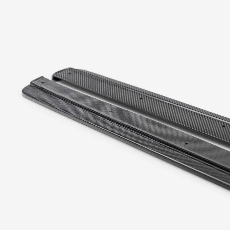 Seibon 2022 Subaru WRX MB-Style Carbon Fiber Side Skirts - Side View