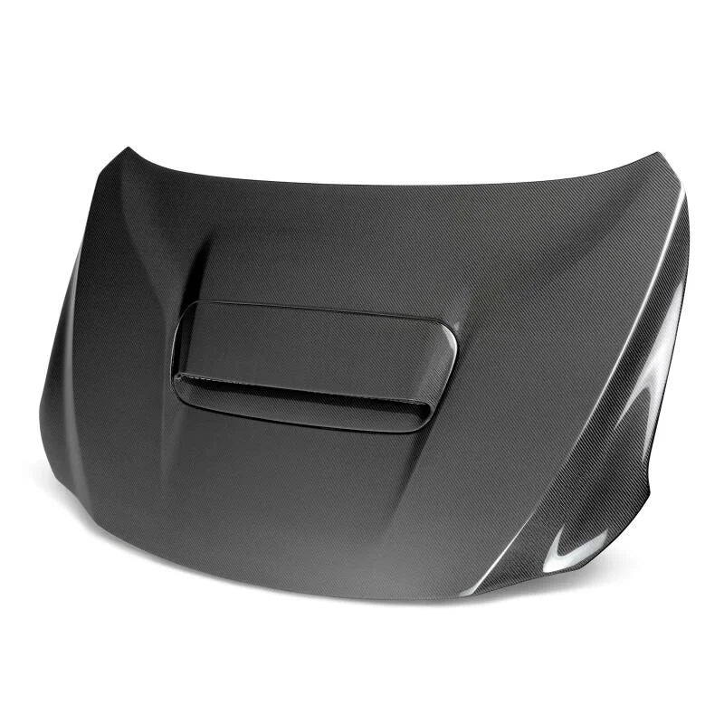 Seibon 2022 Subaru WRX OEM-Style Carbon Fiber Hood - Back View