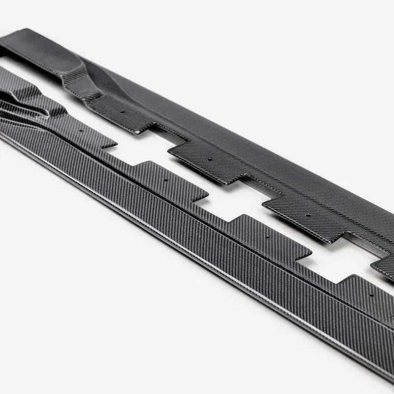 Seibon 2022 Toyota GR86 MB-Style Carbon Fiber Side Skirt - Side View
