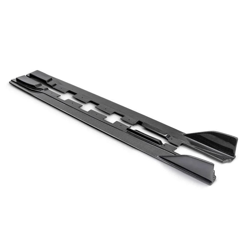 Seibon 2022 Toyota GR86 MB-Style Carbon Fiber Side Skirt - Installation View