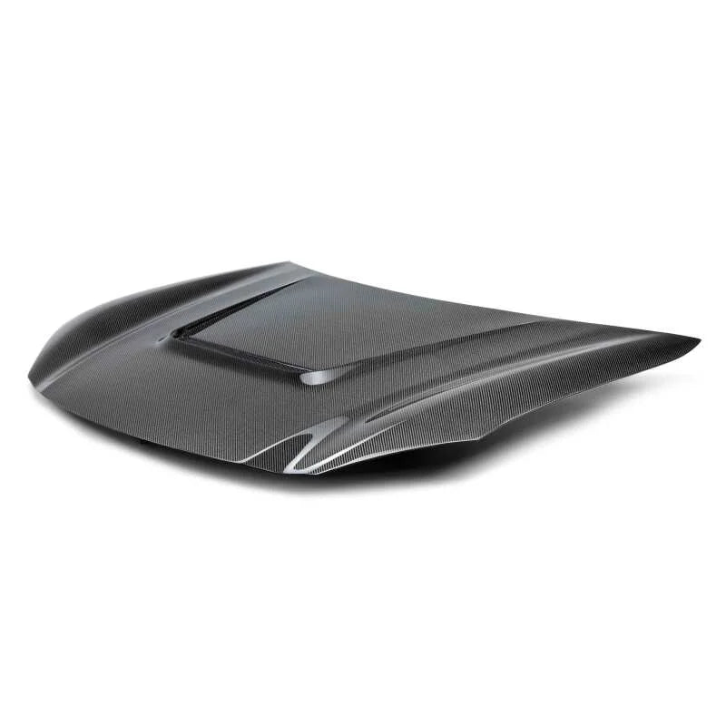 Seibon 2022 Toyota GR86 / Subaru BRZ VS-Style Carbon Fiber Hood - Side View