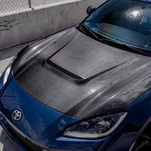Load image into Gallery viewer, Seibon 2022 Toyota GR86 / Subaru BRZ VS-Style Carbon Fiber Hood - Installation View