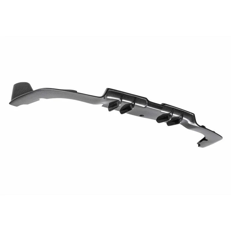Seibon 2022+ Toyota GR86/Subaru BRZ Carbon Fiber Rear Diffuser Cover - Back View
