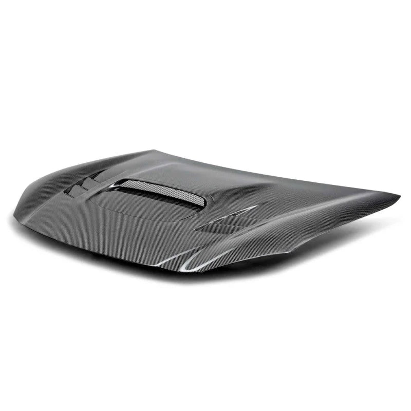 Seibon 2022 Toyota GR86/Subaru BRZ FA-Style Carbon Fiber Hood - Side View