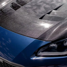 Load image into Gallery viewer, Seibon 2022 Toyota GR86/Subaru BRZ TS-Style Carbon Fiber Hood - Installation View