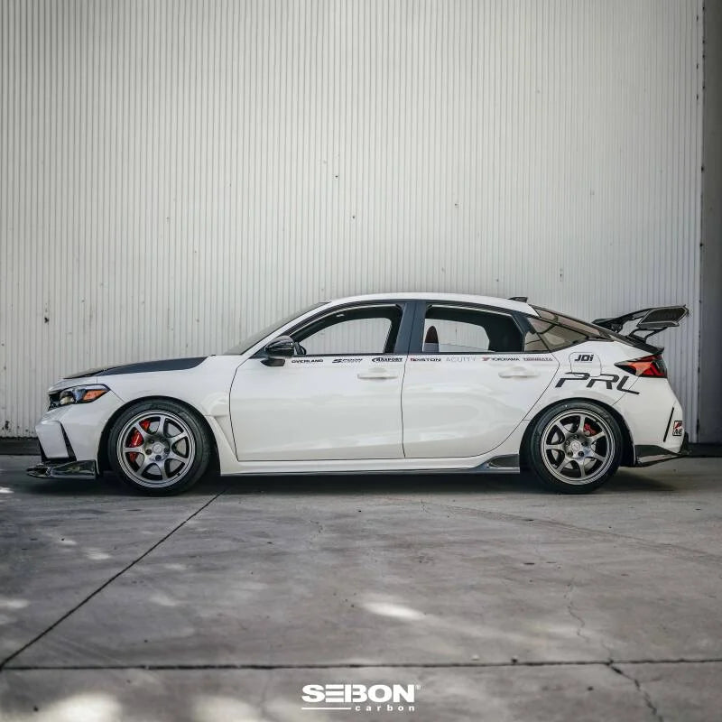 Seibon 2023+ Honda Civic Type R MB-Style Carbon Fiber Side Skirts - Additional View 5