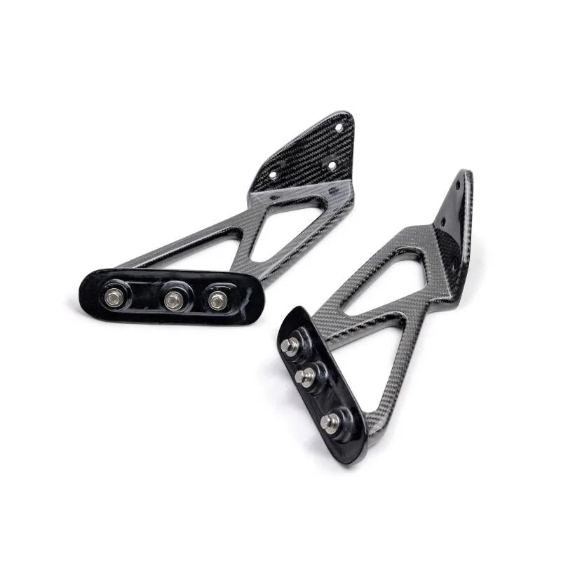 Seibon 2023+ Honda Civic Type R OE-Style Carbon Fiber Spoiler Mounting Bracket - Back View