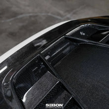 Load image into Gallery viewer, Seibon 2023 Honda Civic Type R TV-Styler Double Side Carbon Fiber Hood - Installation View