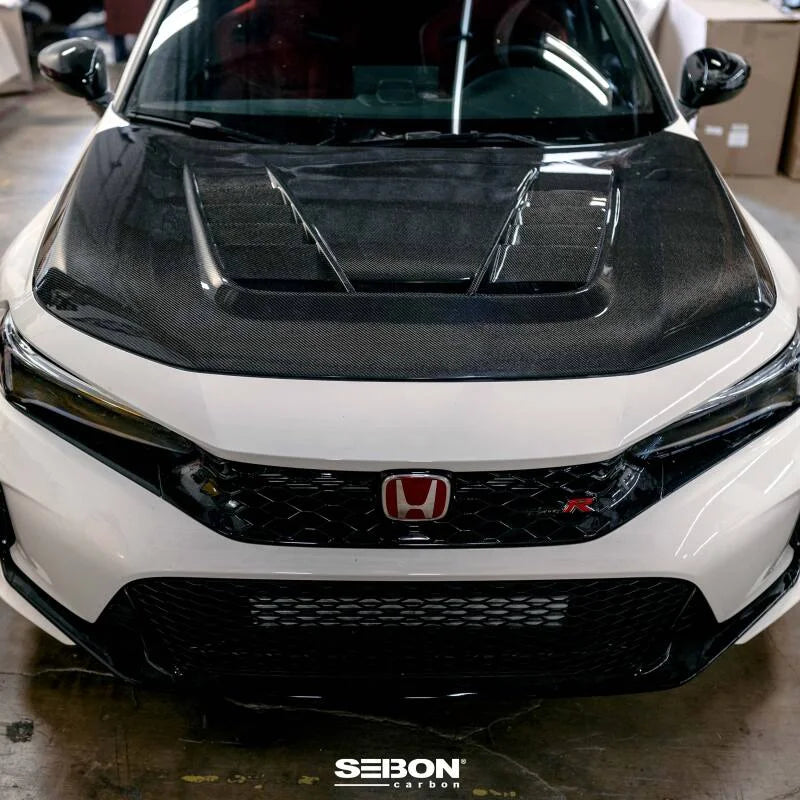 Seibon 2023 Honda Civic Type R TV-Styler Double Side Carbon Fiber Hood - Additional View 10