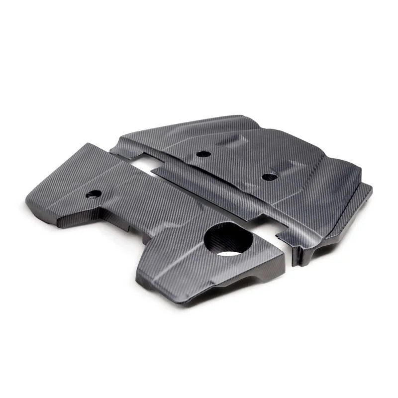 Seibon 2023+ Nissan Z Carbon Fiber Engine Cover - Mate Finish - Back View