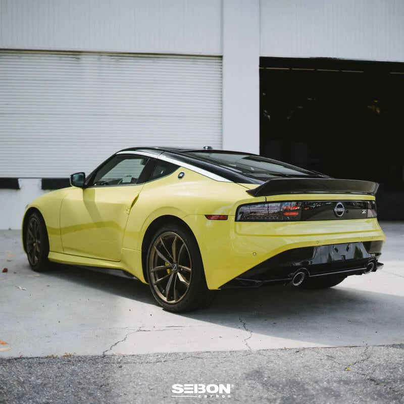 Seibon 2023 Nissan Z DA-Style Carbon Fiber Rear Spoiler - Installation View