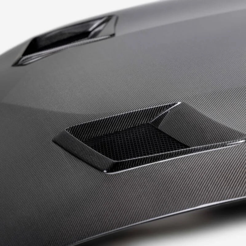 Seibon 2023 Nissan Z GT-Style Carbon Fiber Hood - Back View