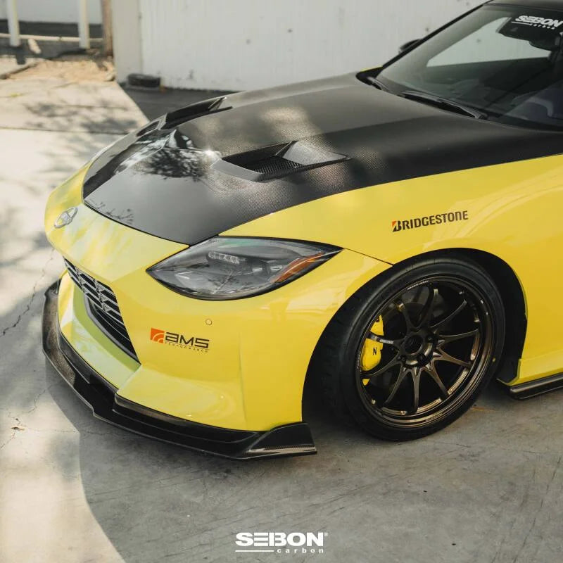 Seibon 2023 Nissan Z GT-Style Carbon Fiber Hood - Installation View
