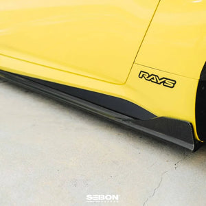Seibon 2023+ Nissan Z MB-Style Carbon Fiber Side Skirt - Main Product View