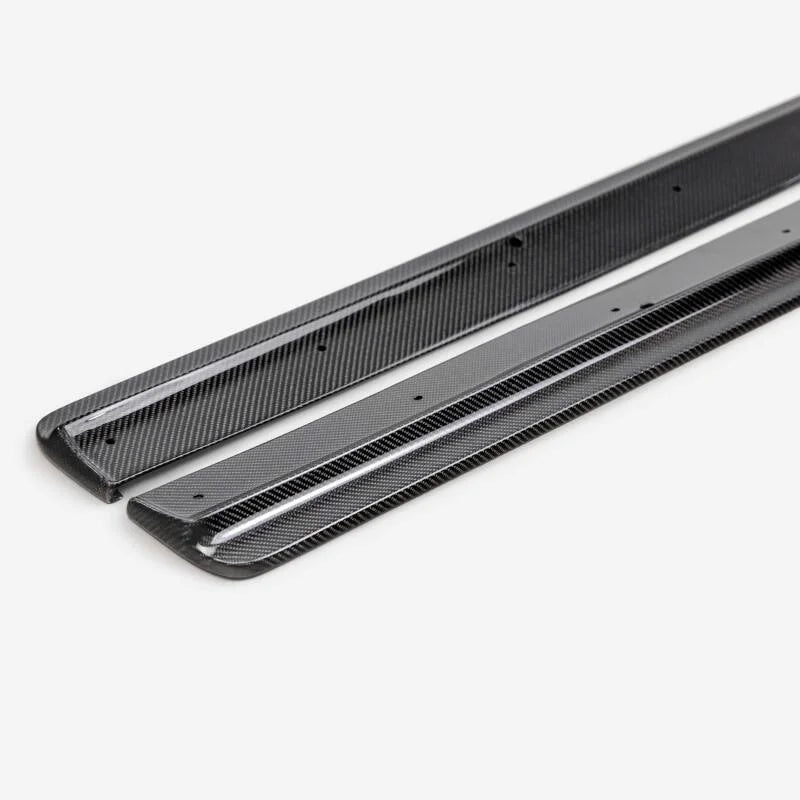 Seibon 2023+ Nissan Z MB-Style Carbon Fiber Side Skirt - Back View