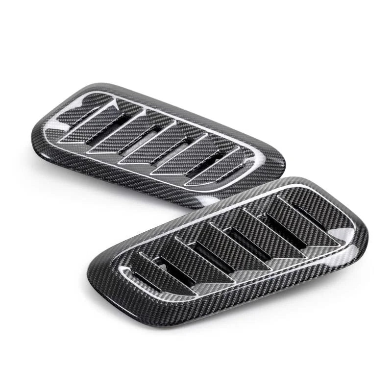 Seibon 2023 Toyota GR Corolla Carbon Fiber Hood Vents - Side View