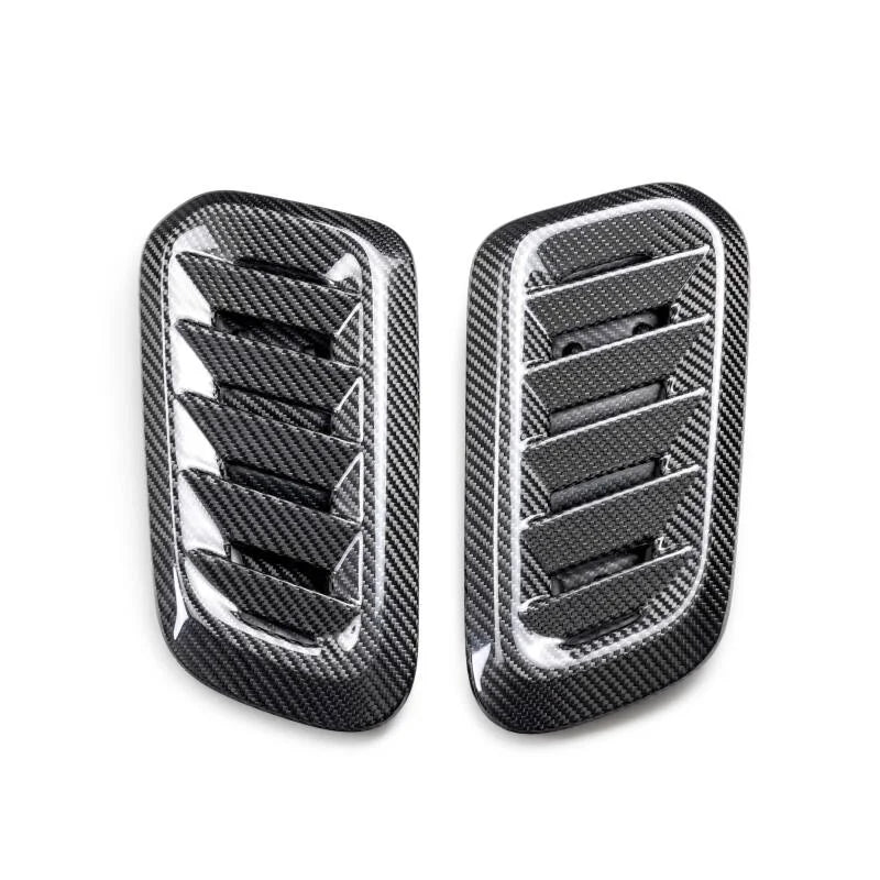 Seibon 2023 Toyota GR Corolla Carbon Fiber Hood Vents - Back View