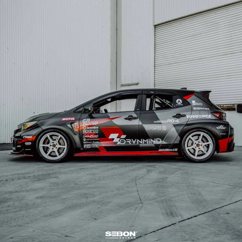 Seibon 2023+ Toyota GR Corolla Carbon Fiber Rear Doors - Main Product View